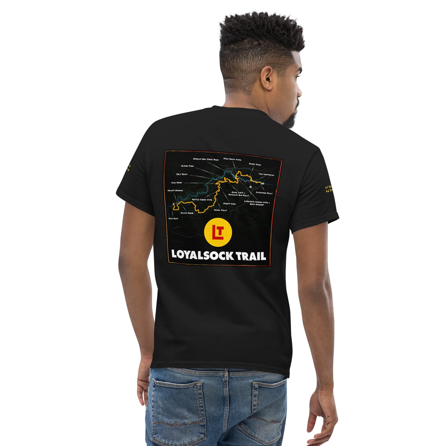 Loyalsock Trail - Deluxe Map - Unisex Classic Tee