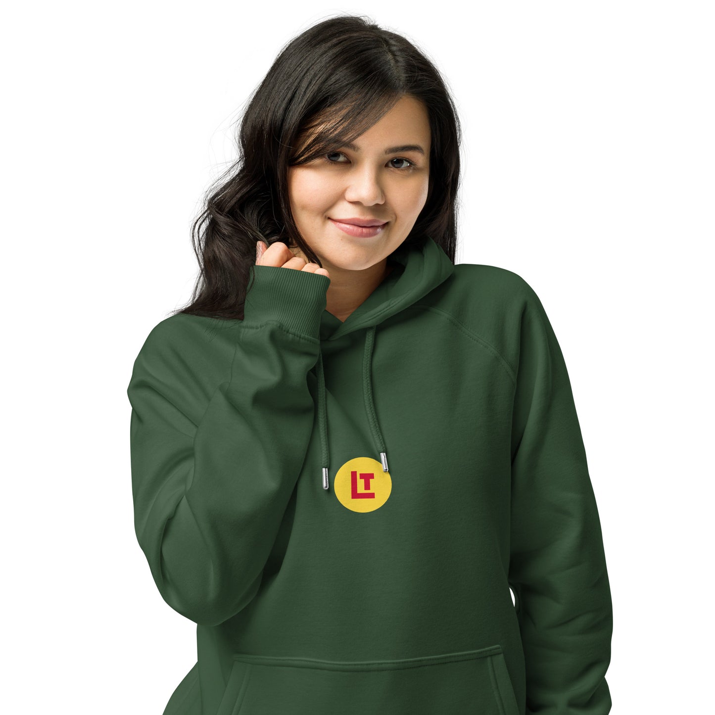 Loyalsock Trail - Unisex Eco Raglan Hoodie