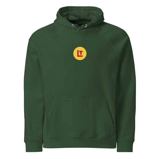 Loyalsock Trail - Unisex Eco Raglan Hoodie